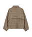 Catwalk Junkie Check Cape Jacket - Caramel