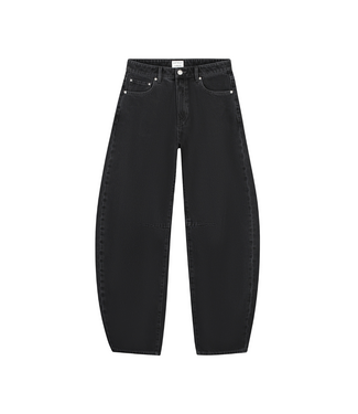 Catwalk Junkie Bold Barrel Fit Jeans - Washed Black