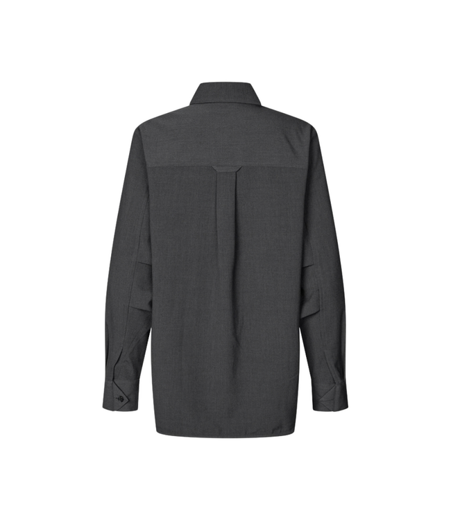 MbyM Tomine Shirt - Charcoal Melange