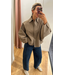 Catwalk Junkie Check Cape Jacket - Mountain View