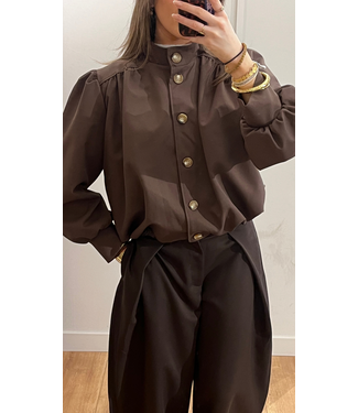 Blouse Liv - Dark Brown