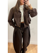 Color Club Blouse Liv - Dark Brown