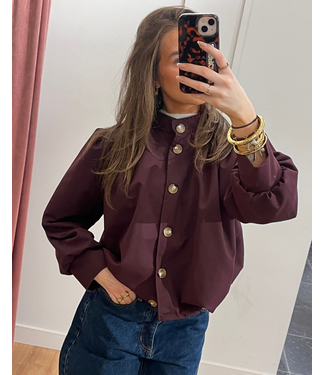 Blouse Liv - Aubergine