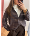Blouse Maud - Brown/Blue