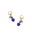 Oorbellen Saar - Gold/Blue
