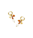 Oorbellen Noa - Gold/Brown