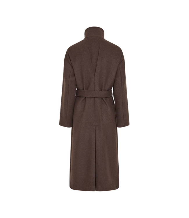 MSCH COPENHAGEN Keola Secilia Wool Coat - Hot Fudge