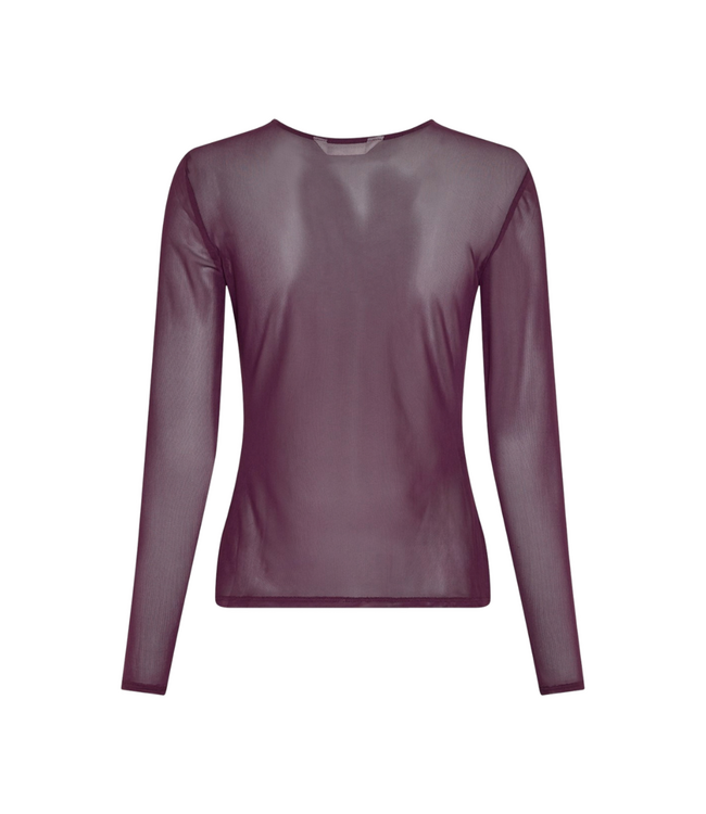 MSCH COPENHAGEN Janie Illenora Top - Potent Purple