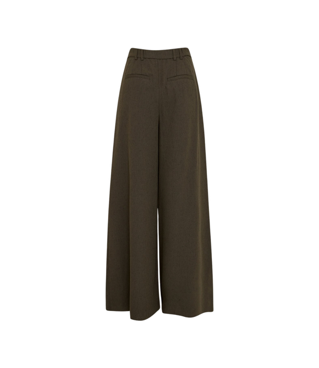 MSCH COPENHAGEN Cabrie High Waist Pants - Forest N Melange