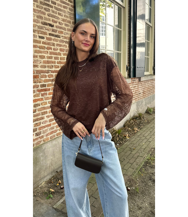Harper & Yve Elana Longsleeve - Hot Fudge