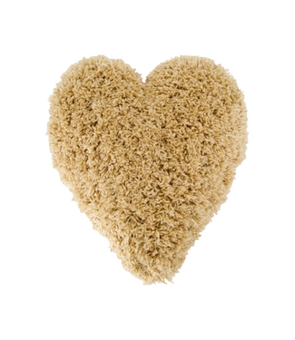 Zusss Kussen Fluffy Hartvorm - Beige