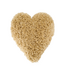 Zusss Kussen Fluffy Hartvorm - Beige