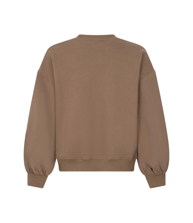 Ydence Sweater Iconic and Fluffy - Taupe