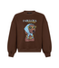 Ydence Sweater Iconic and Fluffy - Brown
