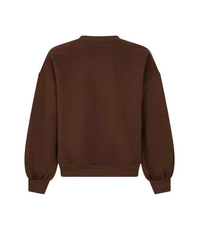 Ydence Sweater Iconic and Fluffy - Brown