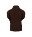 Zusss Chunky Sleeveless Turtleneck Sweater - Dark Choco
