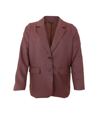 Black Colour Etienne Blazer - Light Pink
