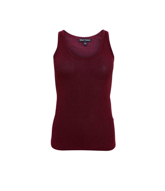 Black Colour Faye Lurex Top - Plum