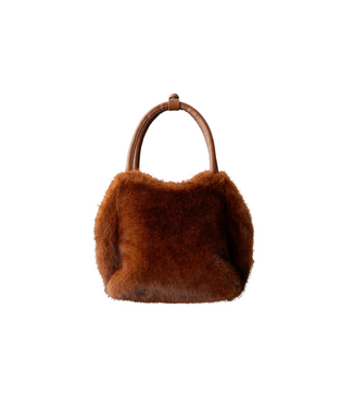 Black Colour Celiza Soft Tote Bag - Mocca
