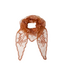 Black Colour Miriana Triangle Lace Scarf - Tobacco