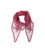 Black Colour Miriana Triangle Lace Scarf - Wine