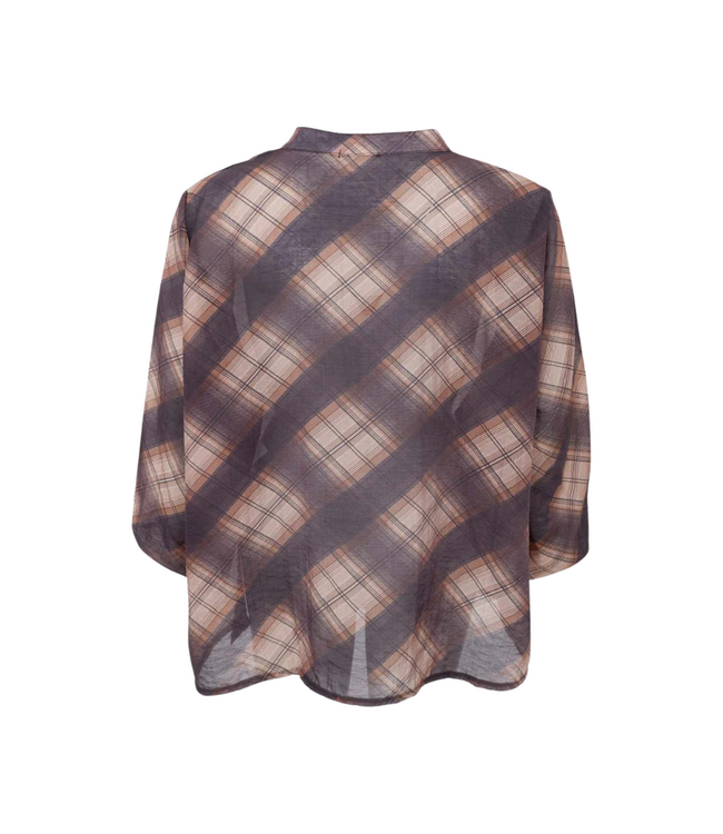 Black Colour Charlotte Shirt - Coffee
