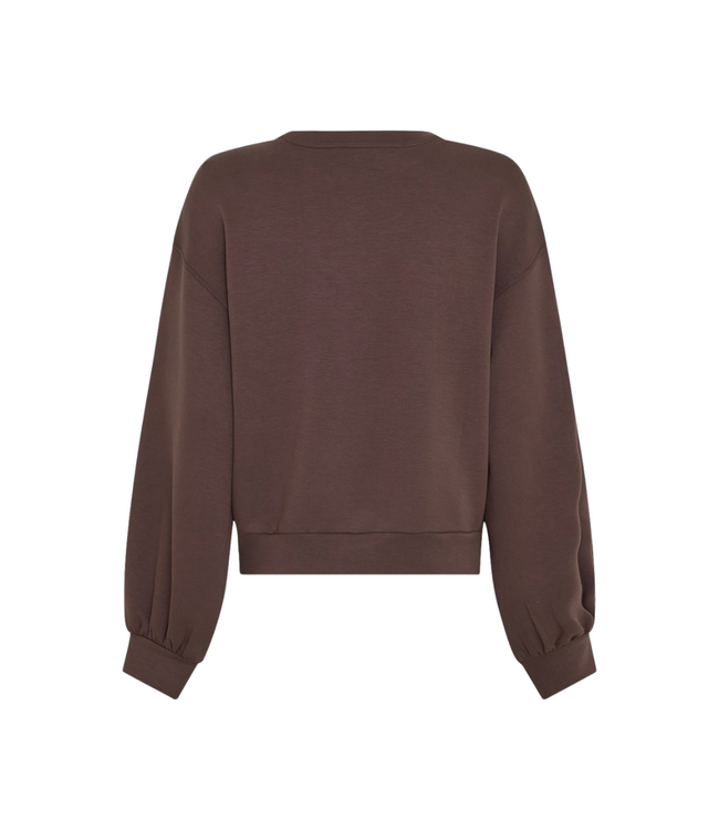 MSCH COPENHAGEN Brooke Ima Q Sweatshirt - Hot Fudge
