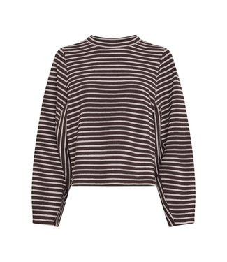 MSCH COPENHAGEN Sofia Sweatshirt - Molé/Oatmeal