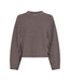 MSCH COPENHAGEN Sofia Sweatshirt - Molé/Oatmeal
