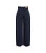 MSCH COPENHAGEN Utta Evi High Waist Tapered Jeans - Blue Black Wash