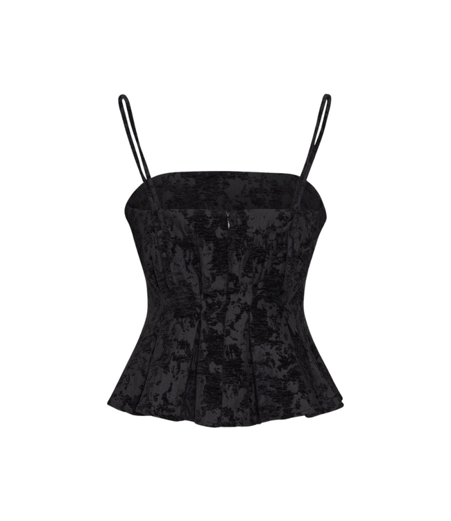 MSCH COPENHAGEN Claudia Strap Top - Black