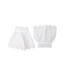 Black Colour Reeva Lace Cuffs - White