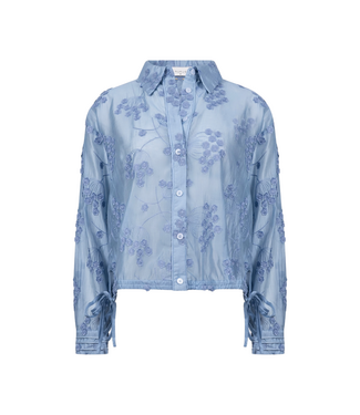 Nukus Aaliya Blouse Flower - Sky