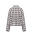 Nukus Dominique Jacket Check - Taupe/Off White