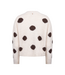 Nukus Laure Cardigan Dots - Off White/Chocolate