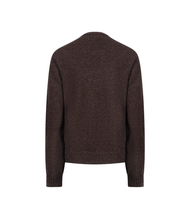 Nukus Merel Pullover Lurex - Chocolate