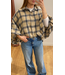 Blouse Fien - Beige/Light Blue