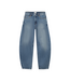 Catwalk Junkie Bold Barrel Fit Jeans - Medium Blue