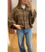 Blouse Fien - Brown/Red/Black