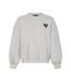 Ydence Sweater Checked In - Grey Melange