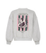 Ydence Sweater Checked In - Grey Melange