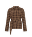 Ydence Blouse Isa - Brown Check