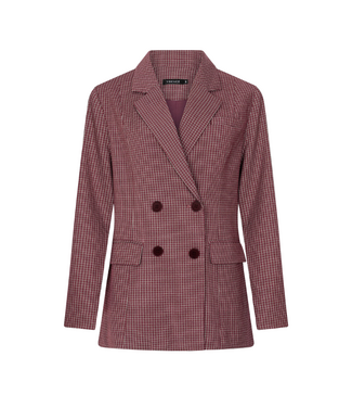 Ydence Blazer Nevessa - Mauve Check