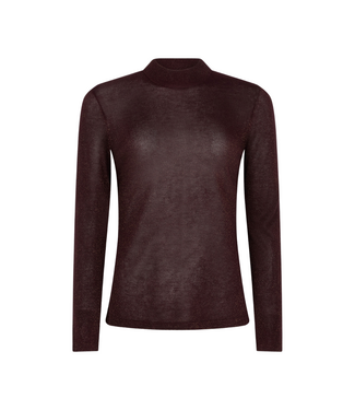 Ydence Knitted Top Lotte - Plum