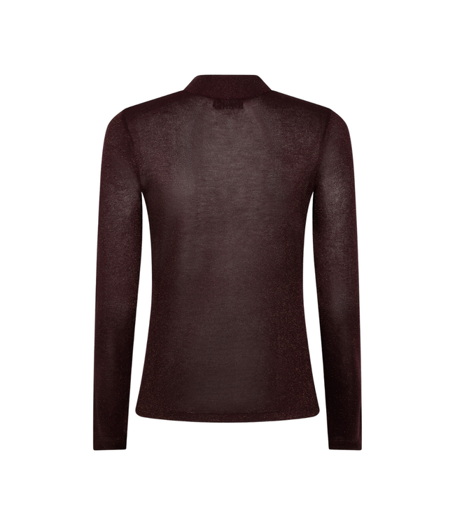 Ydence Knitted Top Lotte - Plum