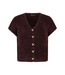 Ydence Knitted Cardigan Rochelle - Plum
