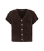 Ydence Knitted Cardigan Rochelle - Coffee Brown
