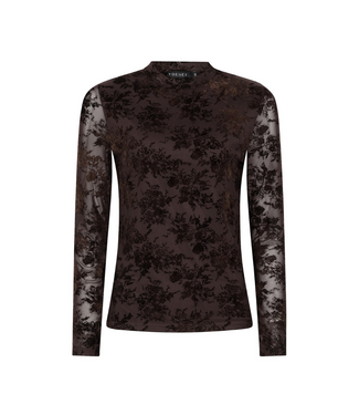 Ydence Top Brandy - Brown