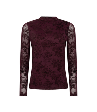 Ydence Top Anouk - Burgundy