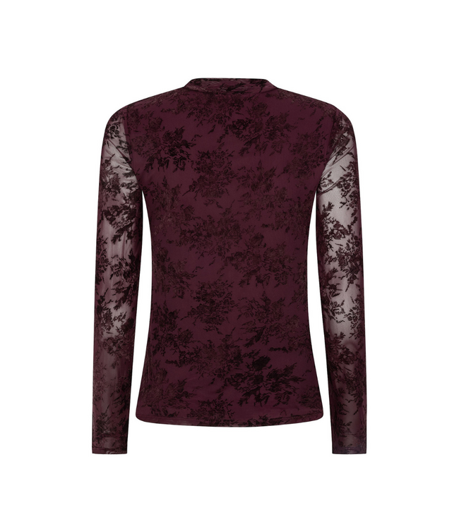 Ydence Top Anouk - Burgundy